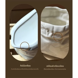 [ถุงผ้า] ถ้วยกาแฟสไตล์อินสตาแกรม 450มล ภายในเซรามิก ระดับไฮเอนด์ สำหรับลาเต้ ชานมไทย พกพาสะดวก