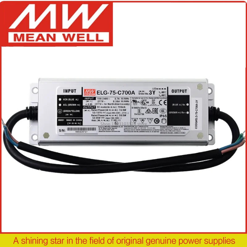 Mianwell แหล่งจ่ายไฟ ELG-75-C350A-3Y ELG-75-C500A-3Y ELG-75-C700A-3Y ELG-75-C1050A-3Y ELG-75-C1400A-