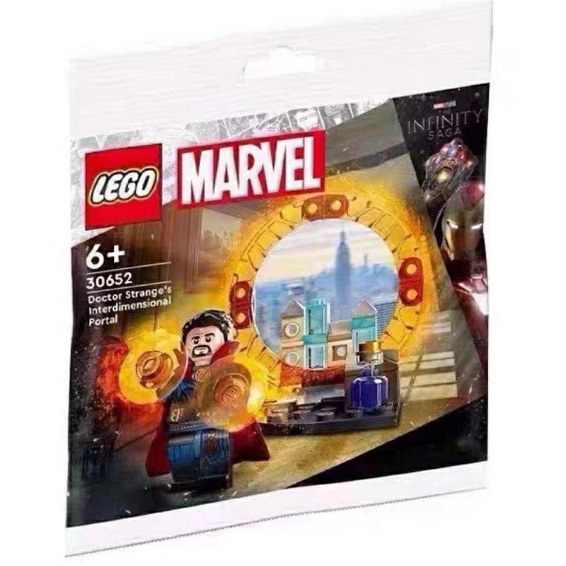 [] หนังสือเดินทางมิติด้านในของ Marvel 30652 Doctor Strange
กระเป๋าสร้างของเล่นบล็อกตัวต่อเพื่อการศึก