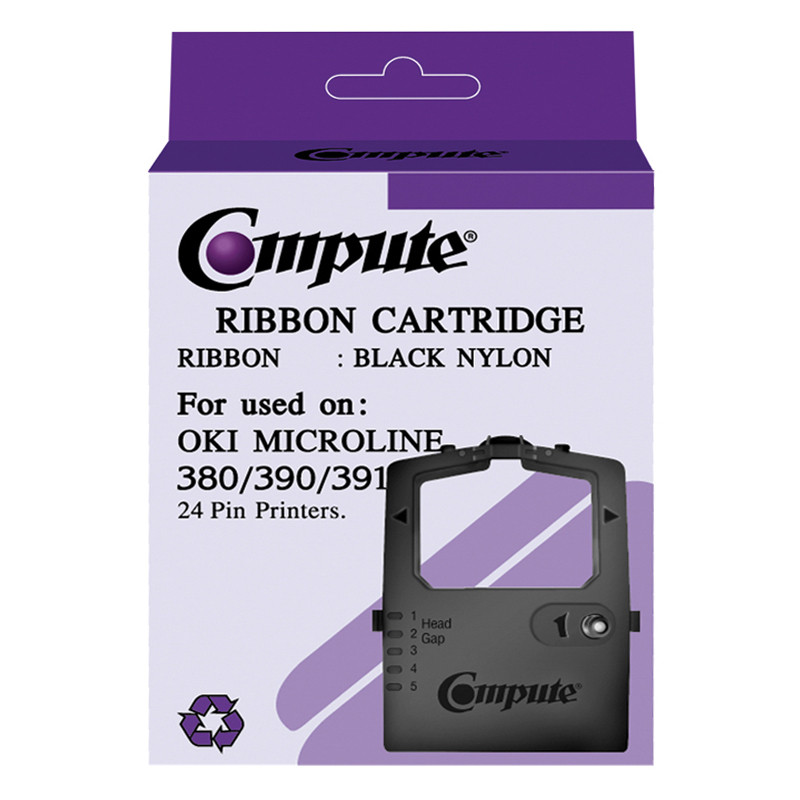 COMPUTE ตลับผ้าหมึกดอทเมตริกซ์ สำหรับ OKI 390