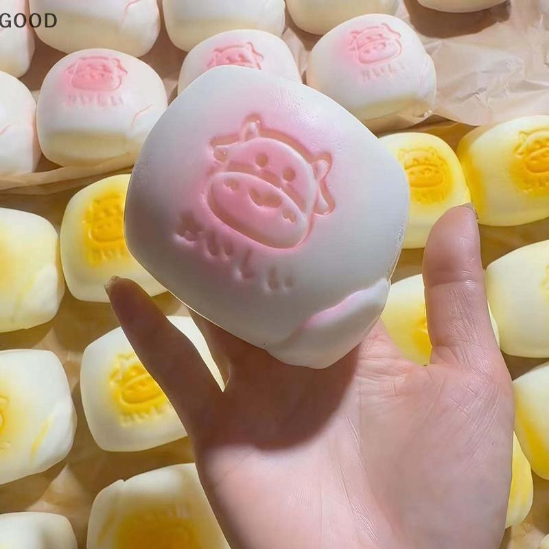 [จีดี] ขนมปังนมของเล่นอยู่ไม่สุขปลอดสารพิษช้าเพิ่มขึ้นอาหารที่สมจริงรูปสําหรับเด็กปีใหม่ของขวัญเซอร์ไพรส์ขนาดเล็ก ไทย