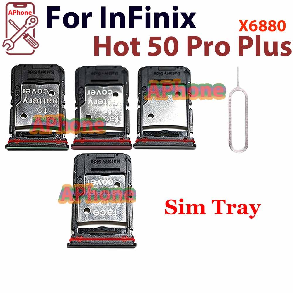 สําหรับ Infinix Hot 50 Pro Plus X6880 ช่องถาดซิมการ์ด