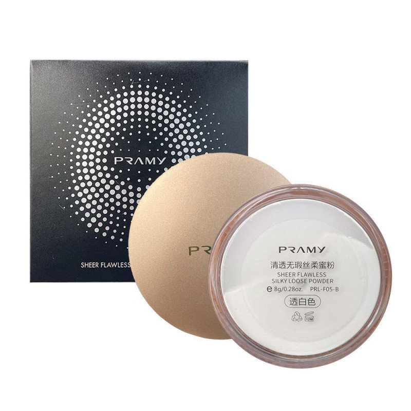 PRAMY Setting แป้งฝุ่น ติดทนนาน แป้งไม่ติด เป็นธรรมชาติ และพกพา 8g UOAK
