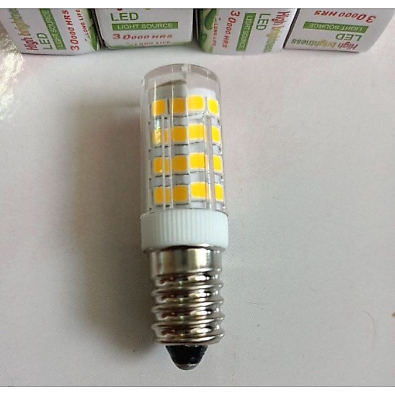 900123 หลอดไฟ LED E14 ส้ม ใช้กับตู้เย็น เครื่อง ดูด ควันได้
