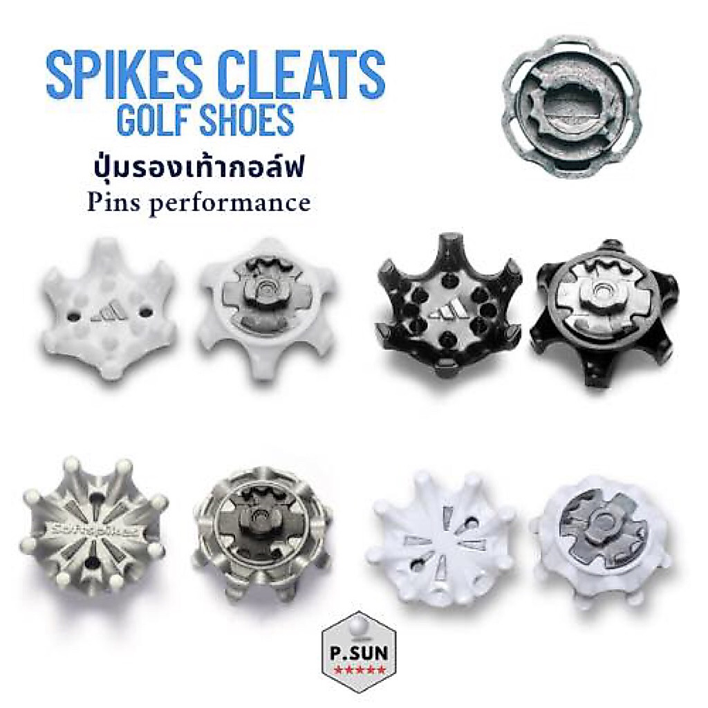 ปุ่มรองเท้ากอล์ฟ 14-20pcs. spikes cleats golf pins performance insert system (pin