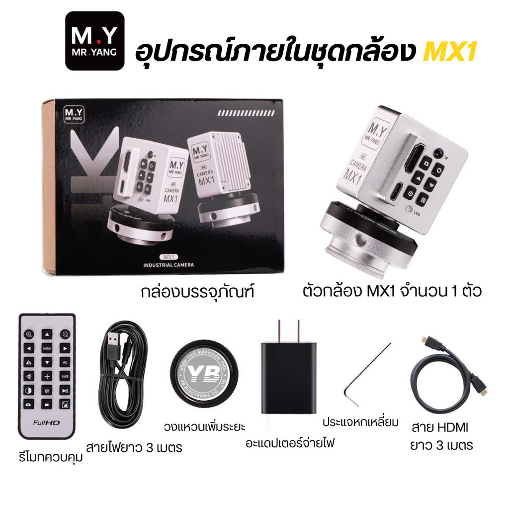 M.Y MX1 กล้อง 4K ออกตา 3 รุ่นใหม่ล่าสุด หากคุณเคยเจอปัญหาถูกออกแบบมาเพื่อแก้ปัญหาเหล่านี้โดยเฉพาะ