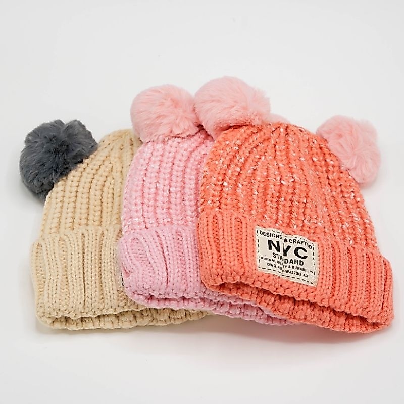 พร้อมส่ง​ หมวกไหมพรม​เด็ก​ อายุ​ 2 ถึง​ 7​ ขวบ​ น้องน่ารัก​ ใส่ได้ทั้งเด็กผู้หญิง​และเด็กผู้ชาย​ หมวกเด็กกันหนาว