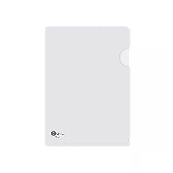 (KTS)แฟ้มซองใส อี-ไฟล์ e-file ขนาด A4 สีขาวใส Sakura 10-A