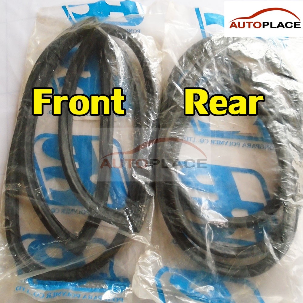 (พร้อมส่ง) ยางกระจกหน้า หลัง Toyota Hilux RN30 LN40 ปี 1978-83 โตโยต้า ไฮลักซ์ Front & Rear Weathers