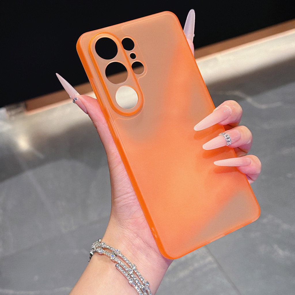 Samsung Galaxy A14 A15 A16 A17 A26 A30S A32 A34 A35 A36 A37 A50 A50S A53 A54 A55 A56 A57 Matte กึ่งโปร่งใส Frosted Anti ลายนิ้วมือเคสโทรศัพท์ป้องกันแจ็คเก็ตป้องกัน