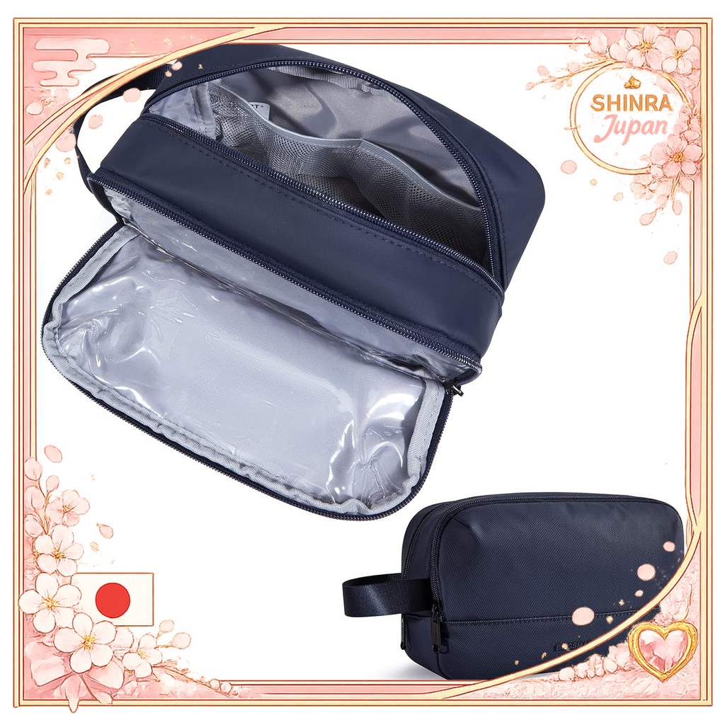 《Direct From Japan》  BAGSMART Toiletry Bag Pouch, Men's, Waterproof Pouch, Travel Pouch, Cosmetic Po