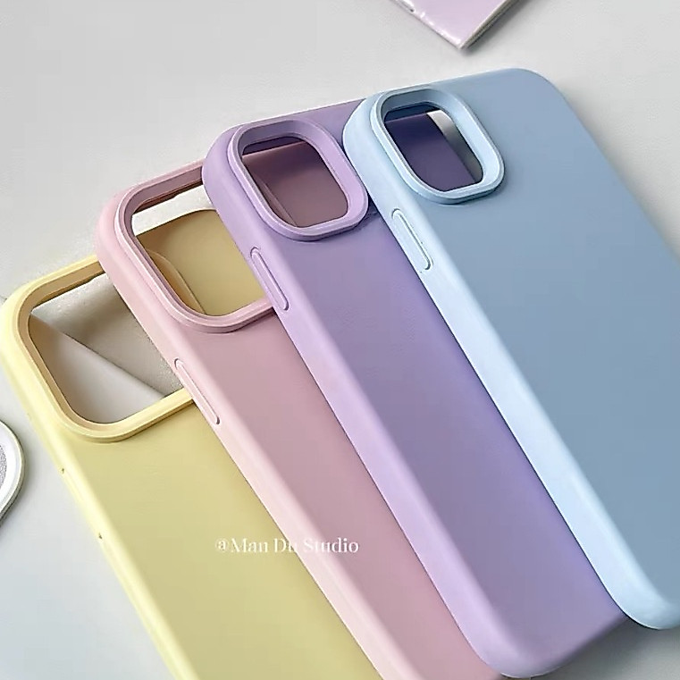 เคสซิลิโคนนิ่ม กำมะหยี่ แม่เหล็ก สำหรับ iPhone 17 16 15 14 13 12 11 ProMax 14Plus 15Plus 17Air 16Plus ชาร์จได้