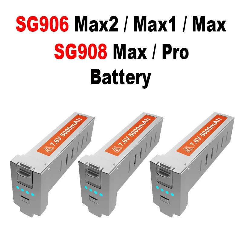 ZLL Drone SG908/SG906 Max แบตเตอรี่ SG906 Max1 4K Profesional กล้อง Drone แบตเตอรี่7.6V 3400MAh/5000