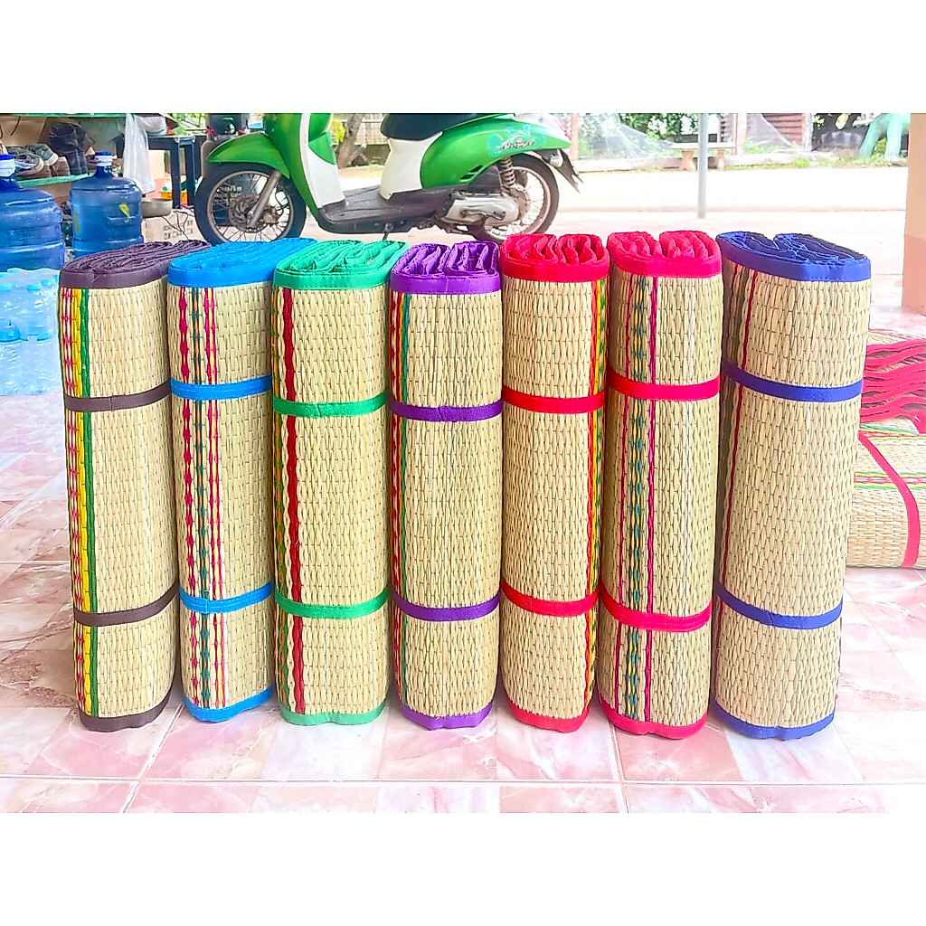 เสื่อทอมือคุณภาพขนาด3พับ120x200+ซม(ขนาดใหญ่)