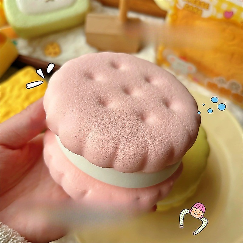 Squishy เค้กบีบของเล่นน่ารัก Soft Fidget ของเล่นน่ารัก Fast Rebound Decompression ของเล่นวันเกิด Anti-stress ของขวัญ