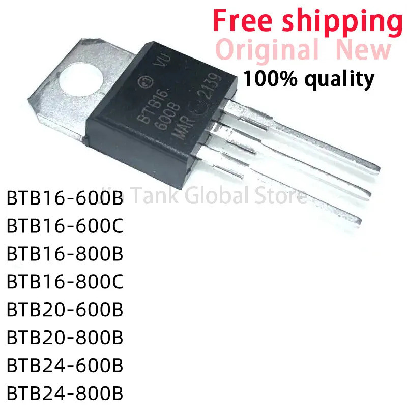 5 ชิ้น BTB16 BTB16-600B BTB16-600C BTB16-800B BTB16-800C BTB20 BTB20-600B BTB20-800B BTB24-600B BTB2