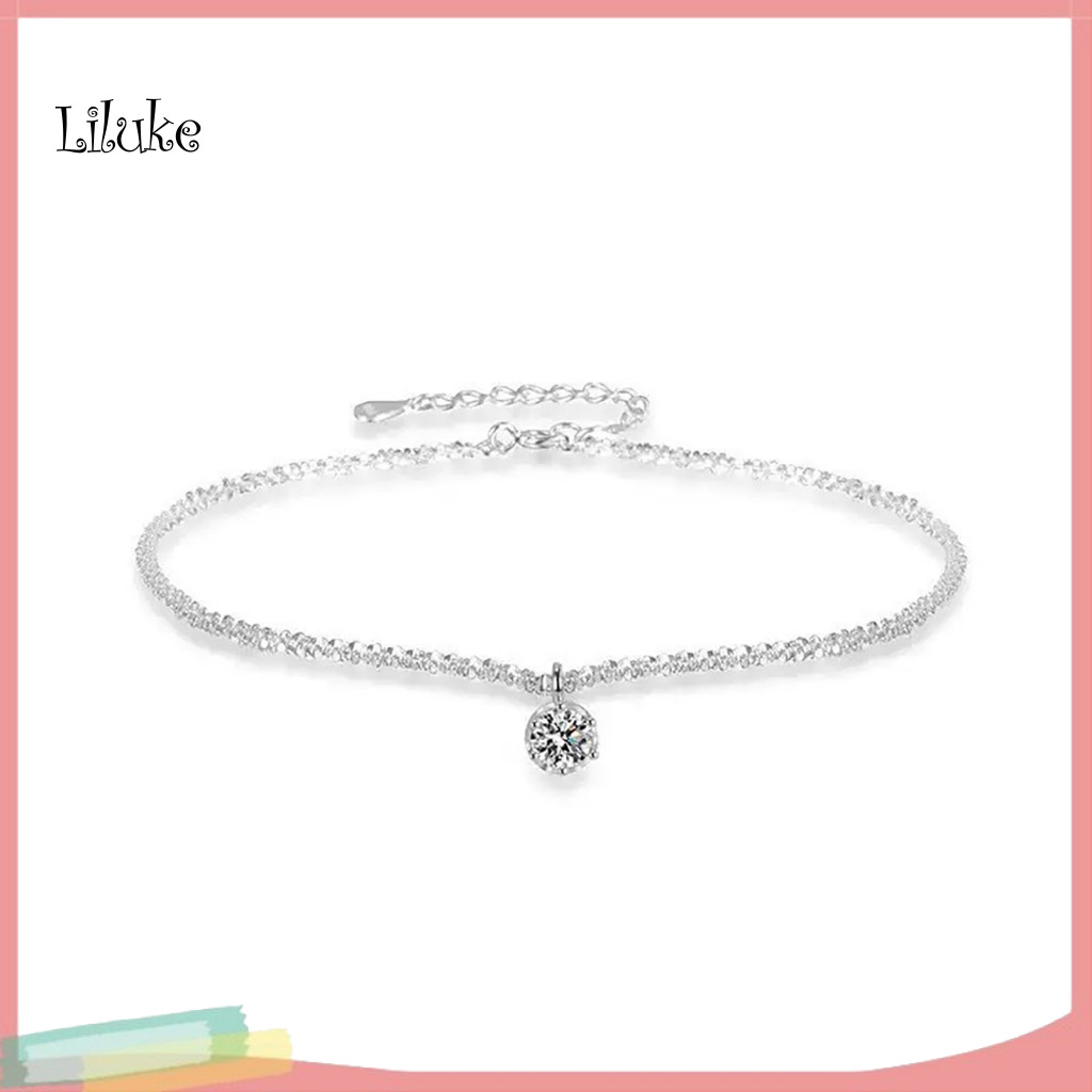 LK Long-lasting Luster สร้อยคอ Cubic Zirconia จี้สร้อยคอ Cubic Zirconia สร้อยคอผู้หญิง – Dainty Faux