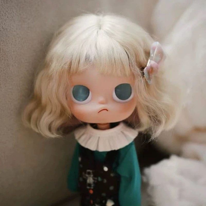 Ga Ziga Gingerbread 1/2 รุ่น Zsiga ผมยาวหยิกเล็กน้อยตุ๊กตา Muppet ตุ๊กตา bjd วิกผม zsiga วิกผมตัวอ่อ