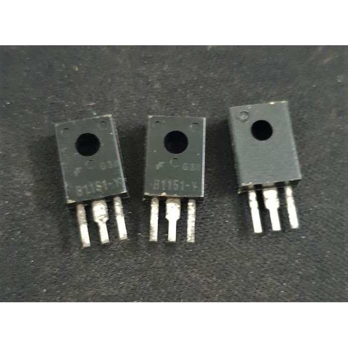SPaRt ทรานซิสเตอร์ B1151-Y 2SB1151-Y PNP Epitaxial Silicon 60V 5A 1.3W TO126