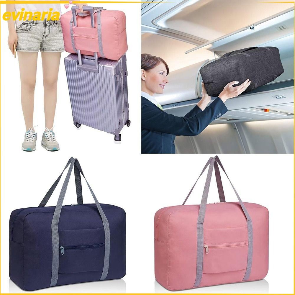 EVINARIA กระเป๋าพับได้, กระเป๋าดัฟเฟิลสําหรับเดินทางพับได้สะดวก, Hot Carry-on Underseat Personal Ite
