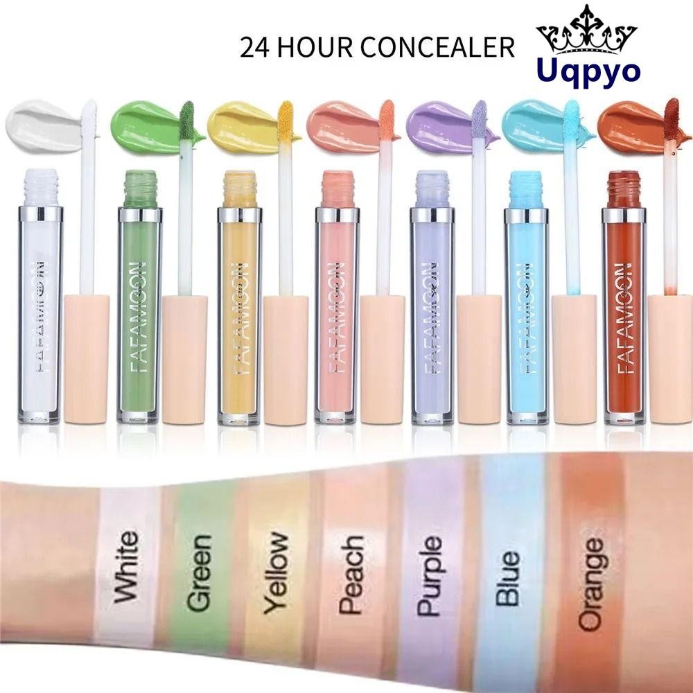 ครีมรองพื้น UQPYO, Dark Circles Cover Spot Acne Liquid คอนซีลเลอร์, สีผิวสม่ําเสมอ 2.5ML Full Covera