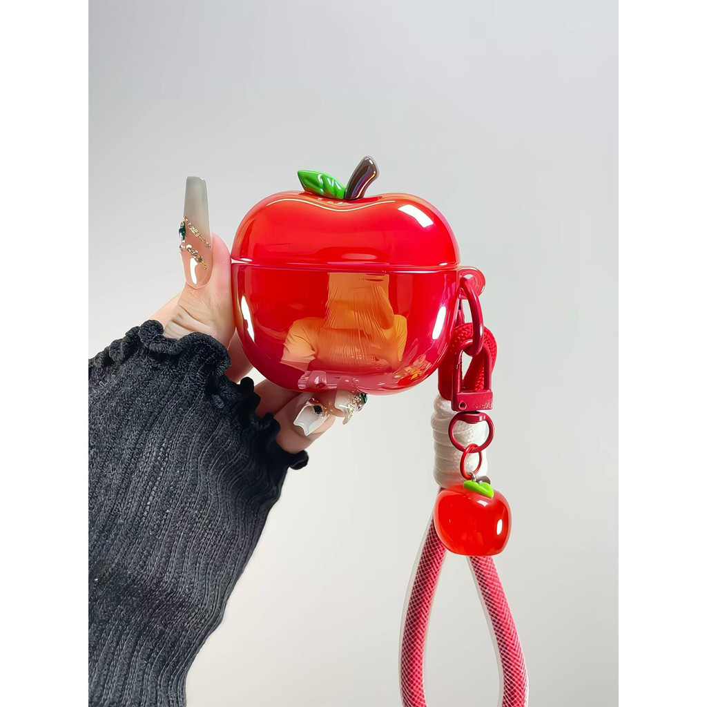เลเซอร์ชุบจําลองสีแดงสําหรับ AirPods4 เคสหูฟังบลูทูธ AirPodsPro2nd generation soft 1/2nd generation ซิลิโคน 3 AirPods pro