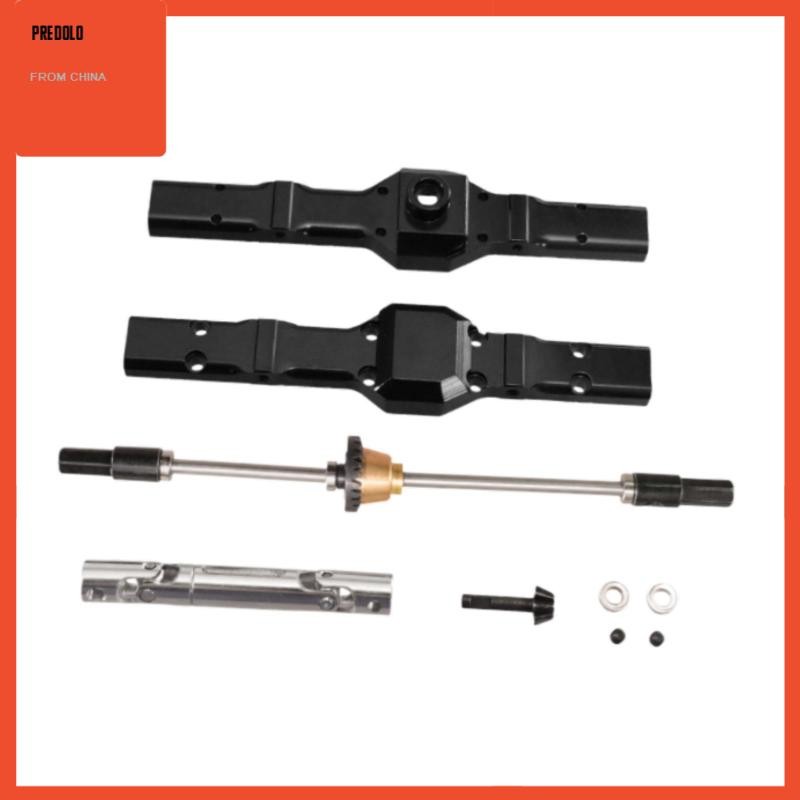 [Predolo] RC ด้านหลังสะพานอะไหล่ทดแทนน้ําหนักเบาสําหรับ 1/16 C24 C74 สีดํา