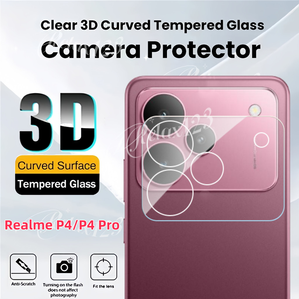 สําหรับRealme P4 5G 2025 HD Clearกลับกล้องเลนส์สําหรับRealme P4 Pro P4 Ultra realmeP4 P4Pro Ultra 5G