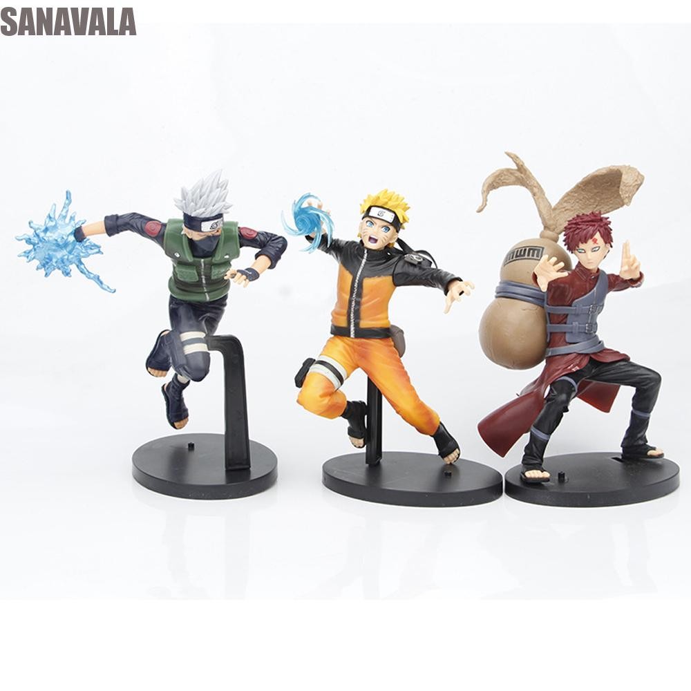 SANAVALA Naruto Anime 18 ซม.Uchiha Sasuke รูป Naruto Shippuden PVC รุ่นตัวเลขการกระทํา