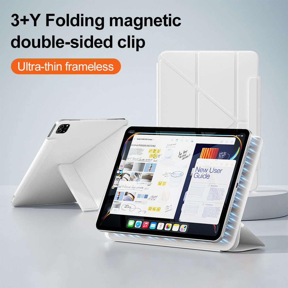 Leather Y Shap Tablet กันกระแทกเคส For Apple iPad Gen10 Gen11Gen9 10th 11th 9th 8th 7th Air 4 5 11 13 iPad Pro 11 12.9