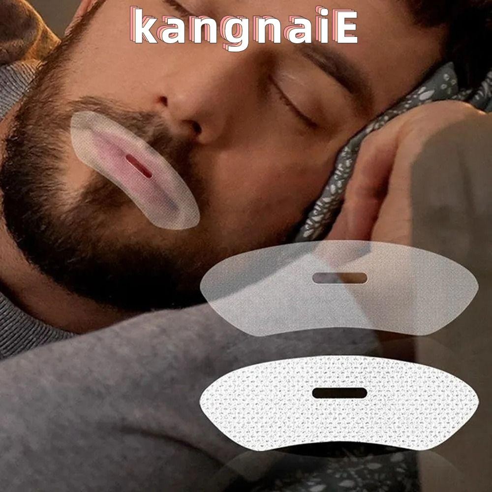 KANGNAI 30PCS แผ่นแปะหายใจปาก, การดูแลสุขภาพ Sleep Aid Sleep Mouth Orthosis, ผิวที่เป็นมิตรผ้าไม่ทอหยุดกรนปาก Ease เทปนอนสําหรับเด็กผู้ใหญ่