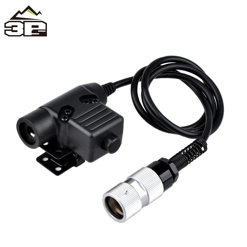 3PS U94 6-Pin PTT สําหรับ PRC-152 PRC-148 Original Walkie-Talkie ปุ่มอะแดปเตอร์