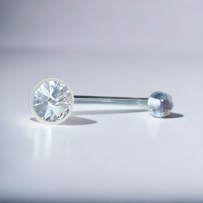 จิวสะดือซิลิโคนแท้ก้านยาวพิเศษ 20 มิล (ความยาวยาวตัดได้) - รูปที่ 4