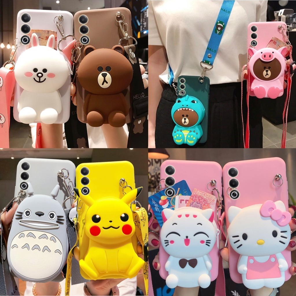 กระเป๋าใส่เหรียญการ์ตูน OPPOA3x เคสโทรศัพท์ A3 รุ่น Vitality ผู้หญิงแนวทแยง PKD130 เคสป้องกันรวมทุกอ