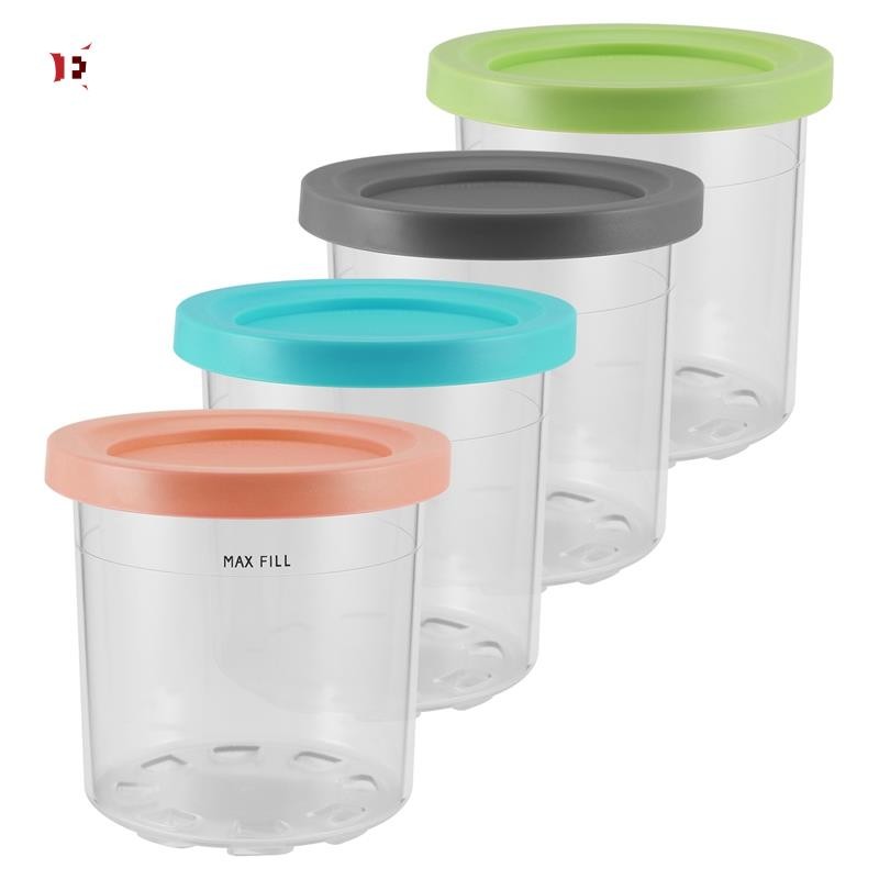 [setlla_wollaston.th]ถ้วยไอศกรีม,ภาชนะไอศกรีมพร้อมฝาปิดสําหรับเครื่องทําไอศกรีม Pints NC301 NC300 NC