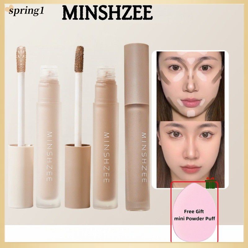 ✨ [ของขวัญ]minshzee Contour Liquid Natural Three-dimensional Highlighter Brightening Face Contour Wa