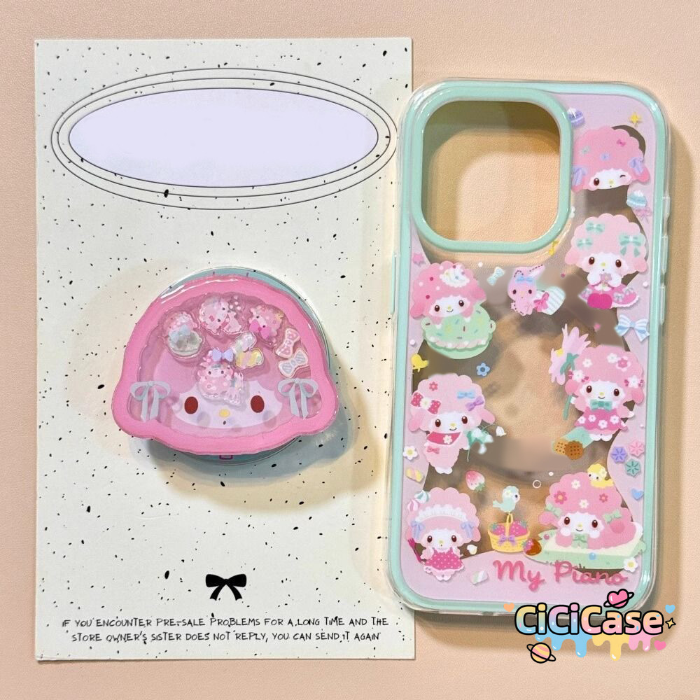 เคสไอโฟน 16 11 สำหรับ iPhone 15 13 16 11 12 14 Pro Max 8 7 14 15 Plus XR X XS Max SE 2020 เปียโนการ์ตูนที่น่ารัก