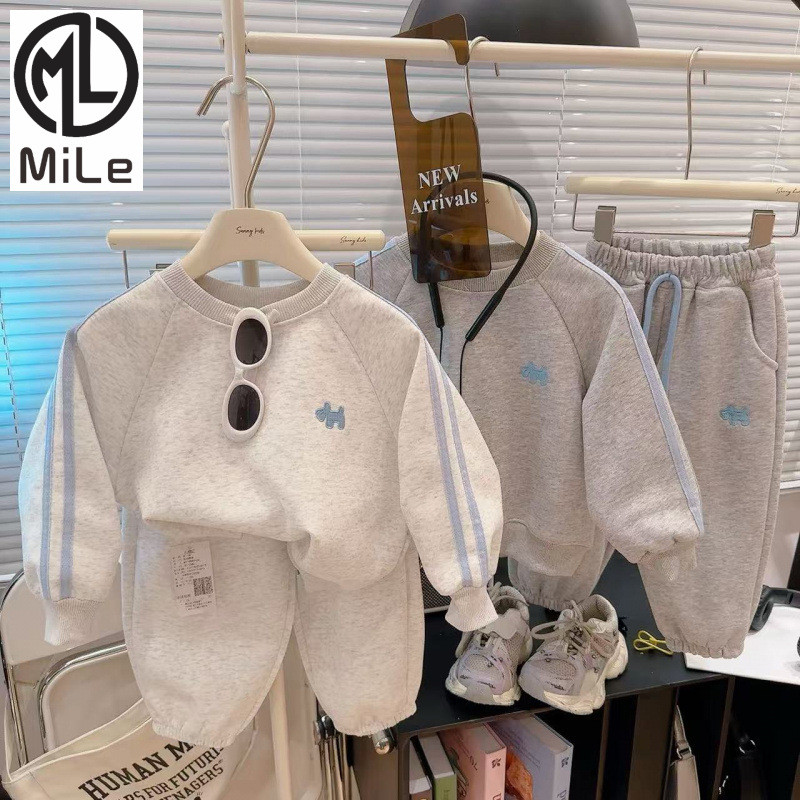 ชุดเด็กสองชิ้น สเวตเตอร์ลายม้าน้อย สไตล์น่ารักสำหรับทารกและเด็กเล็ก