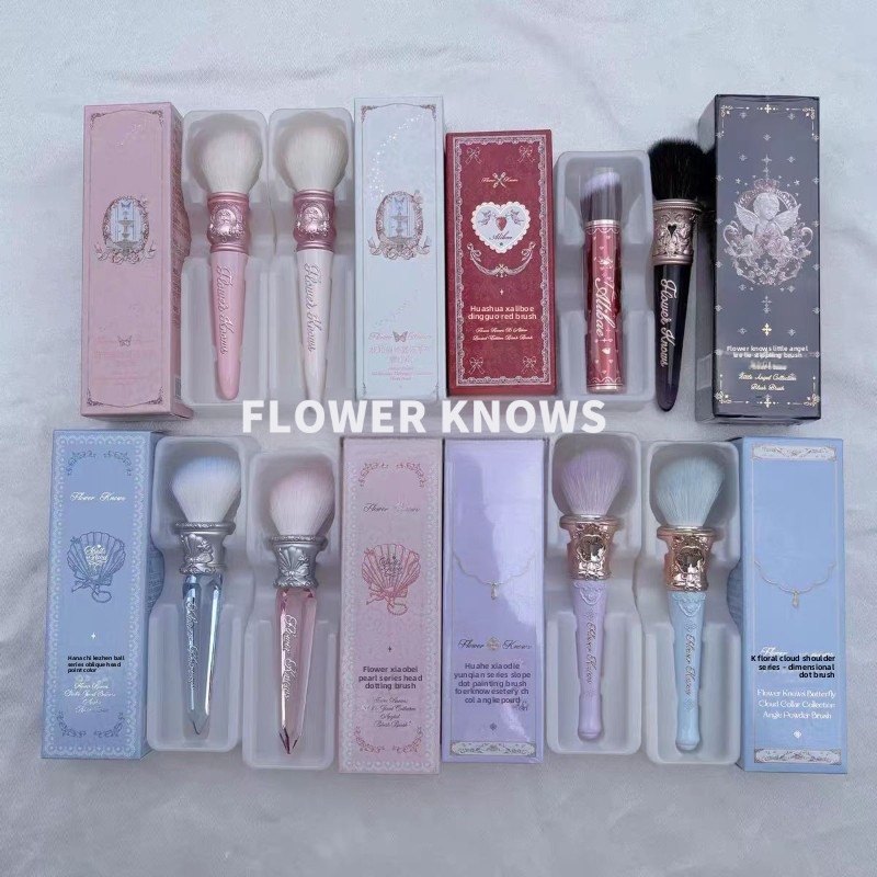 FLOWER KNOWS Blush Brush อายแชโดว์ Brush Powder Evenly Skin-Friendly ขนแปรงนุ่ม