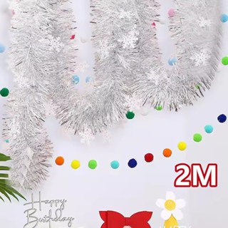 2ม สุขสันต์วันคริสต์มาสแถบริบบิ้นเครื่องประดับต้นคริสต์มาสอุ…