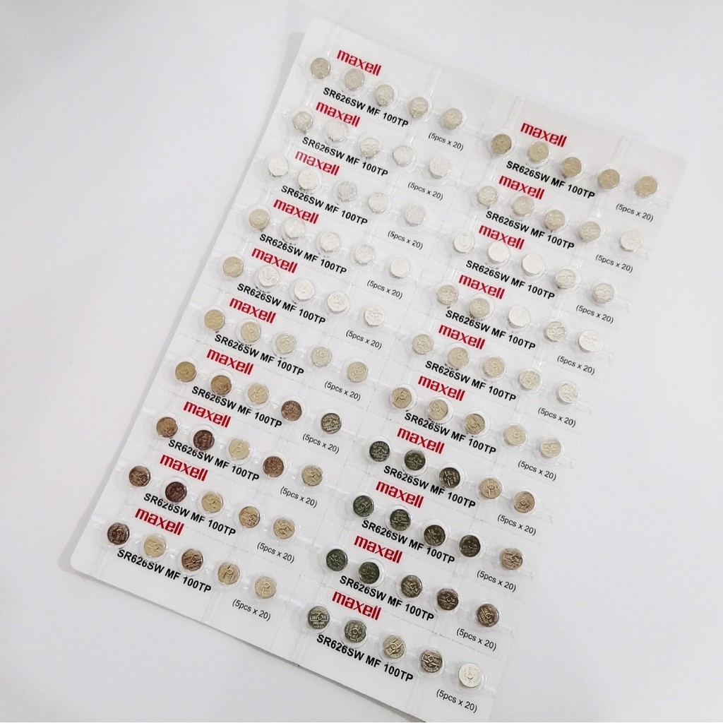 แบตเตอรี่ปุ่มนาฬิกา Wansheng 377/626 364/621 อุตสาหกรรมสวมใส่ SR626SW SR621SW MAXELL