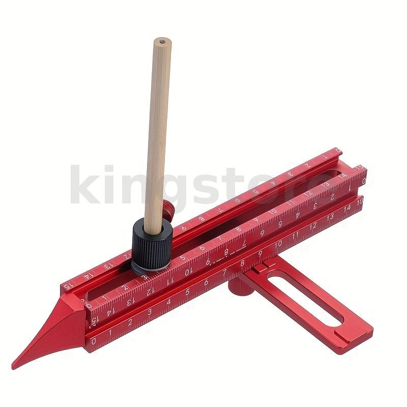 RUITOOL อลูมิเนียม Scribing เครื่องมือ Precision Contour Gauge 7.1 นิ้วปรับการวัดสําหรับงานไม้ขอบการ