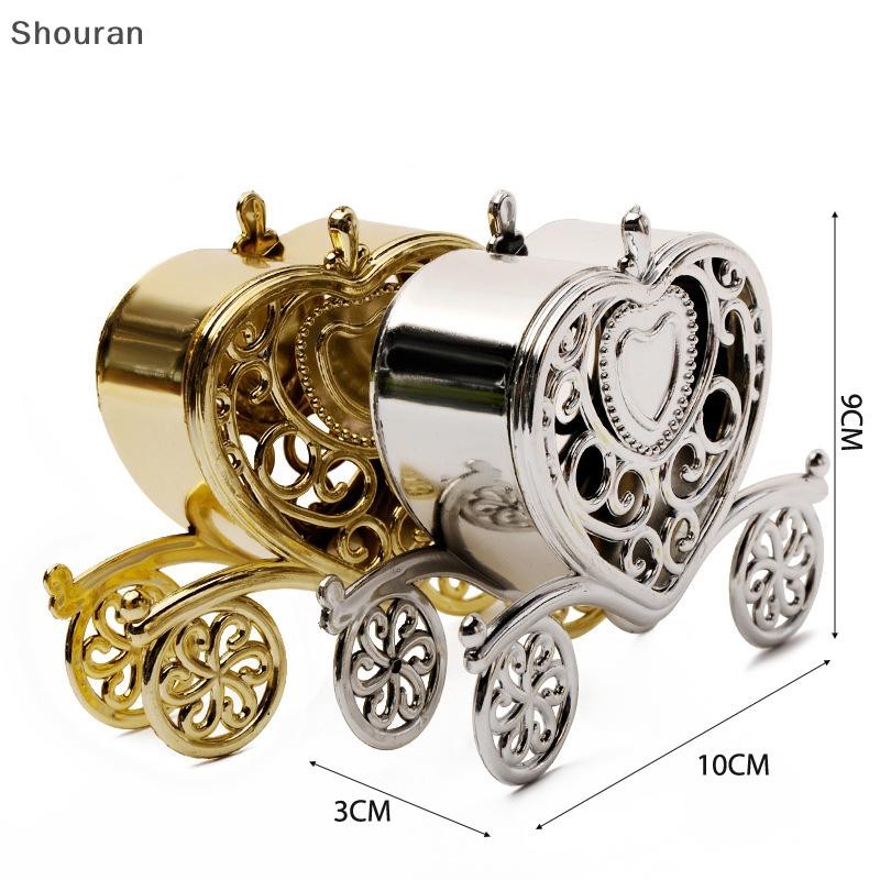 (niangben888) Creative Carriage Sweet Candy Box ช็อกโกแลตวันเกิดงานแต่งงานตกแต่ง [ใหม่]