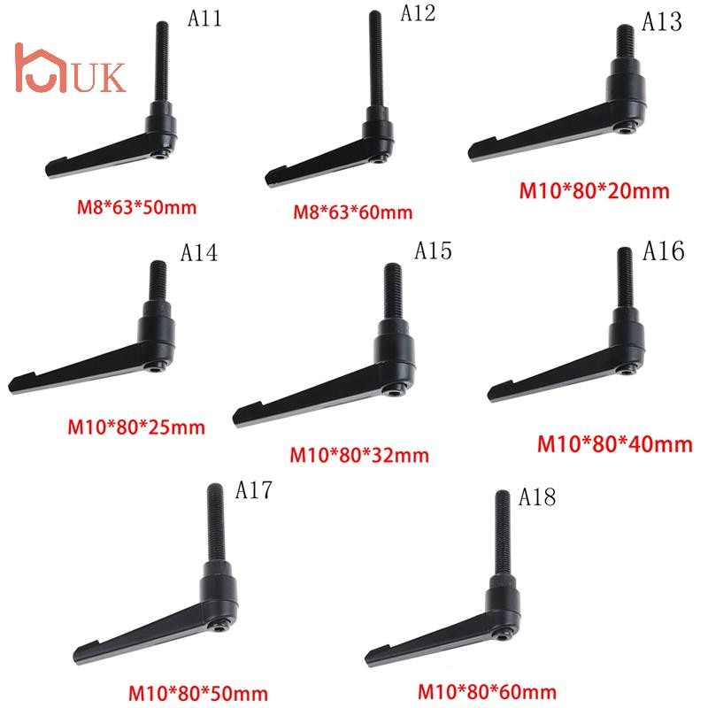 UK M6 M8 M10 Clamping Lever Machinery ปรับล็อคเกลียว Handle Knob TH