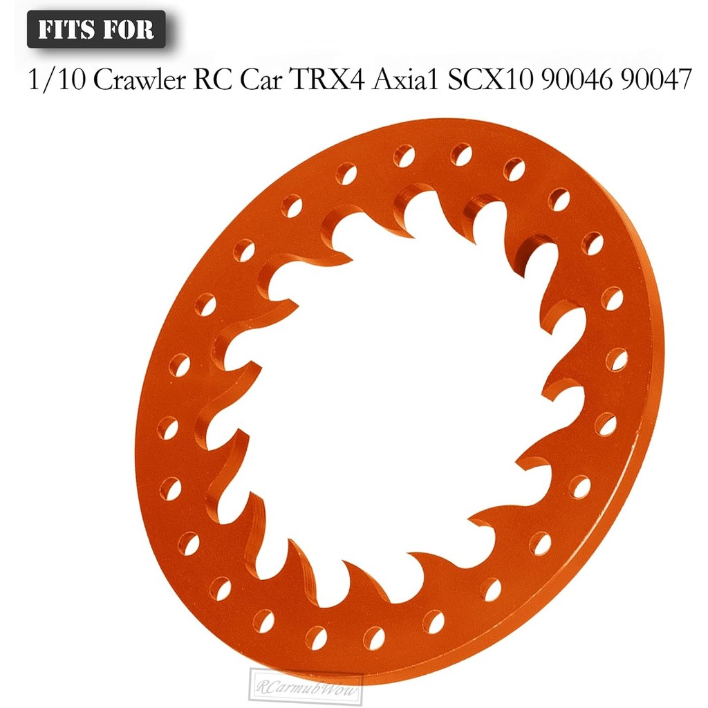 RC โลหะ 1.9 Beadlock ล้อเปลี่ยนแหวนสําหรับ 1/10 Crawler RC รถ TRX4 Axia1 SCX10 90046 90047,โลหะผสม 1
