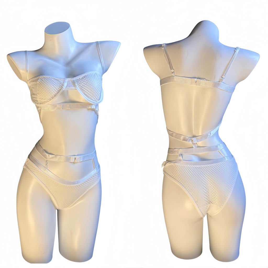 NIGHT TIME ชุดเซ็ทชุดนอน ชุดชั้นในผู้หญิงเซ็กซี่ ชุดใส่ยั่วจัดทั้งคืน 💦 M-5XL | 40-100กก. N-1277 - รูปที่ 4