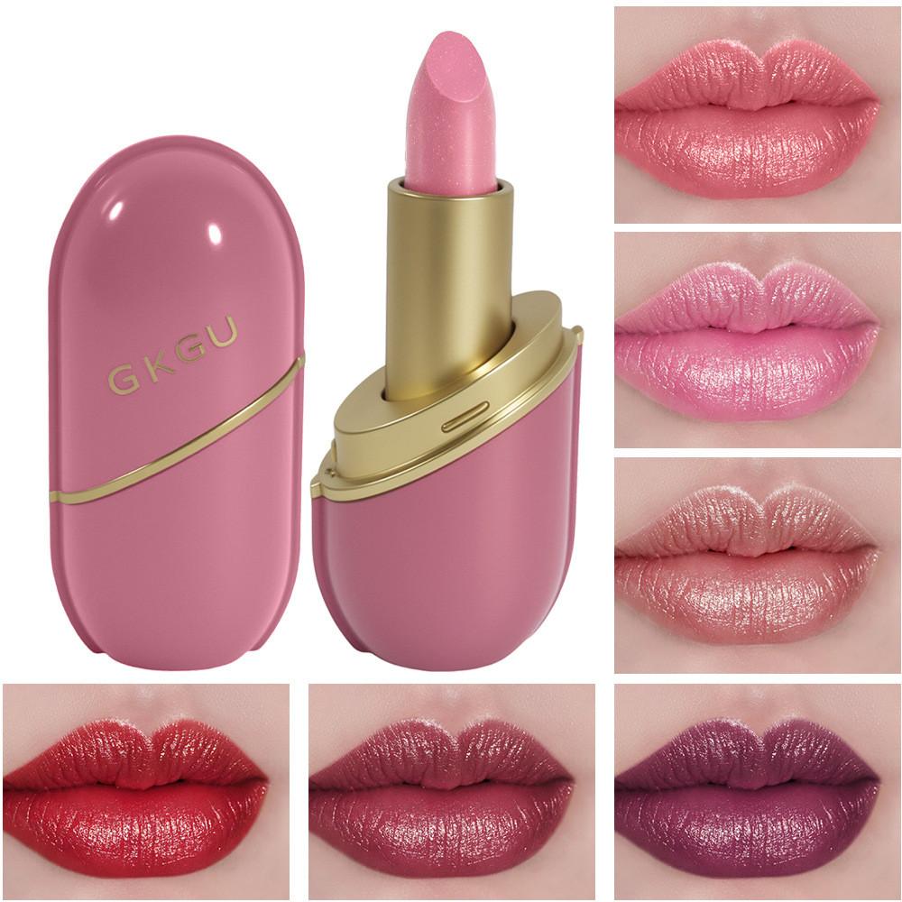 GKGU Matte Lip Glaze Kissing ไม่ซีดจางสูง Saturation Air Lip Glaze Commuter Matte Lip Glaze No Lumps