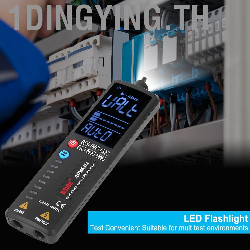1dingying.th 1Dingying.TH Voltmeter Digital Multimeter Smart และ OHM VOLT AMP TESTER TESTER AC/DC 40