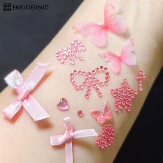 (พร้อมส่ง)(มีบริการส่งด่วน)หลายแบบ🇹🇭สติกเกอร์เพชร/เพชรติดหน้า/เพชรประดับร่างกาย/เพชรติดหน้าอกsticker-em