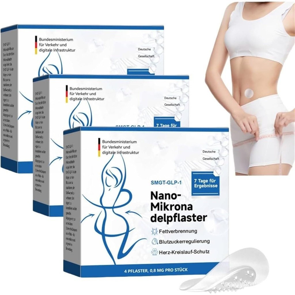 AAPQ GT-GLP-1 Nano Microneedle Patch, GT-GLP-1 Microneedle Patch ติดทนนานเหมาะสําหรับผู้หญิงและผู้ชา